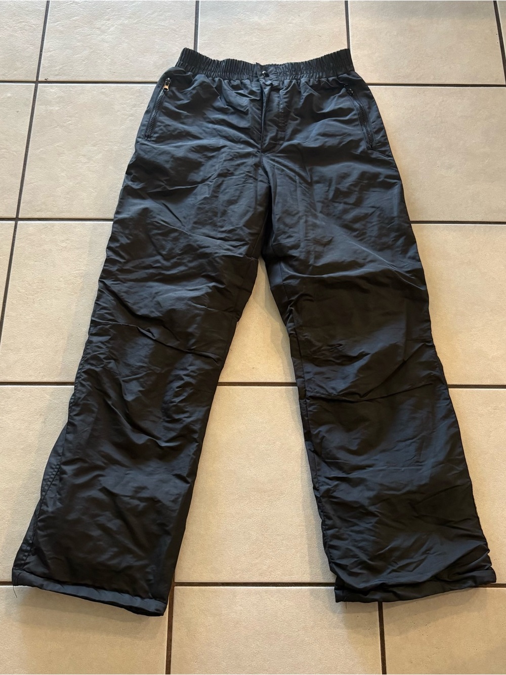 Iceburg Youth Kids XL 18 Waterproof Snow Ski Snowboarding Pants Black Bibs